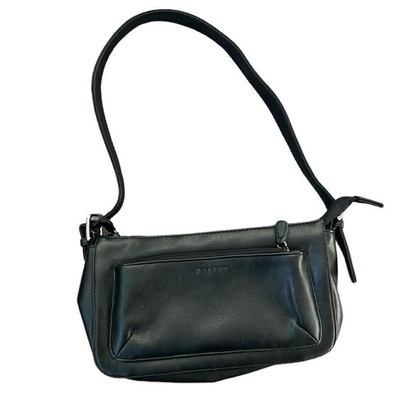 Koltov Handbags - New Koltov Black Vegan Leather Shoulder Purse 2003 Handbag